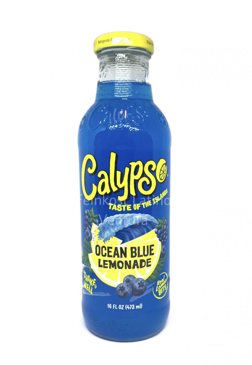 Ocean Blue Lemonade 473ml Calypso Feinkost Latino Ventura