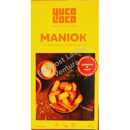 Yuca Loca 500g Yuca precocida en trozos - Peru - Feinkost Latino Ventura