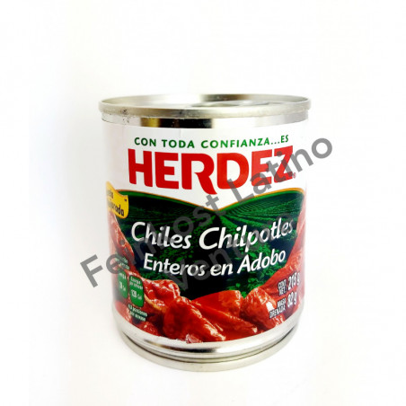 Chilpotles Enteros en Adobo 215g Herdez - Mexico - Feinkost Latino Ventura