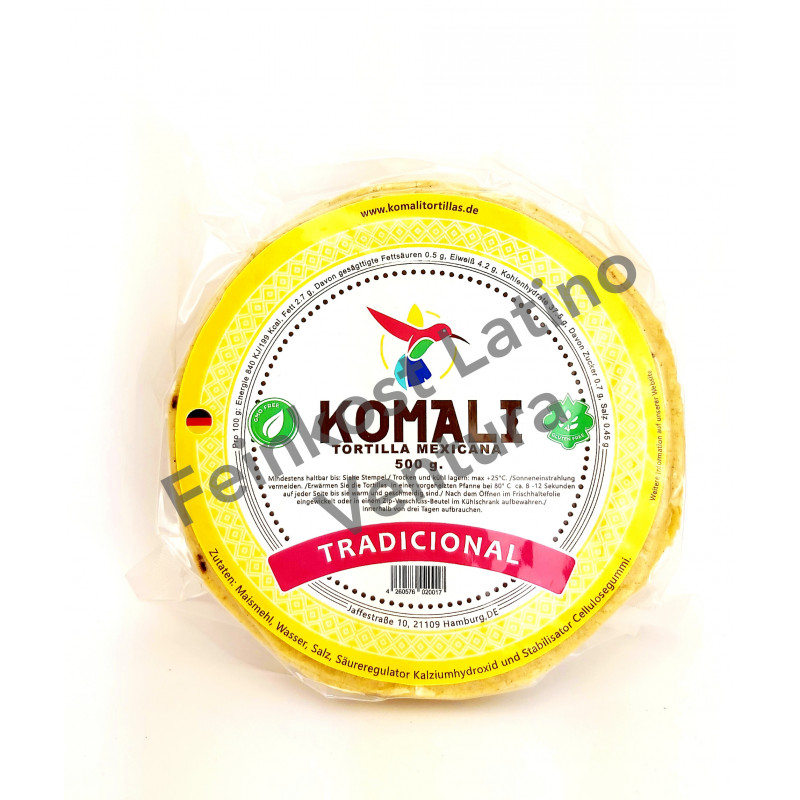 Tortilla Tradicional 500g Komali - Mexico - Feinkost Latino Ventura
