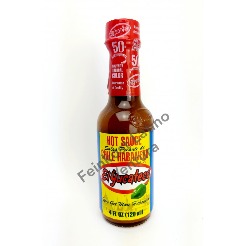 Salsa Habanero Roja 120ml El Yucateco - Saucen &amp; Pasten - Feinkost Latino Ventura