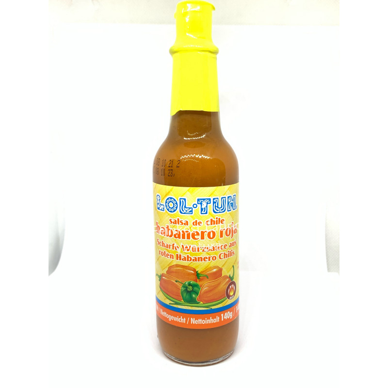 Salsa Habanero roja 140g LOL- TUN - Mexico - Feinkost Latino Ventura