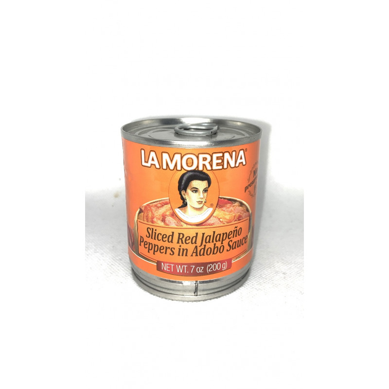 Rajas Rojas Jalapeños 210g La Morena - Mexico - Feinkost Latino Ventura