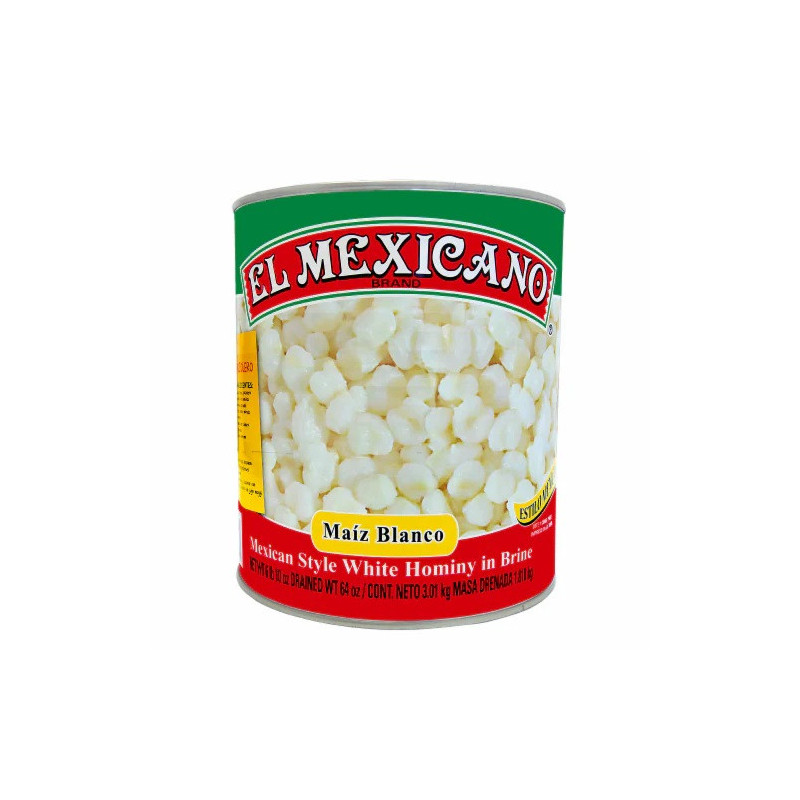 Maíz Pozolero Blanco 822g El Mexicano - Mexico - Feinkost Latino Ventura