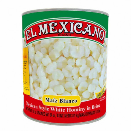 Maíz Pozolero Blanco 822g El Mexicano - Mexico - Feinkost Latino Ventura