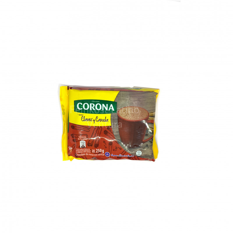 Chocolate Corona Clavos y Canela 250g - Backware &amp; Dessert - Feinkost Latino Ventura