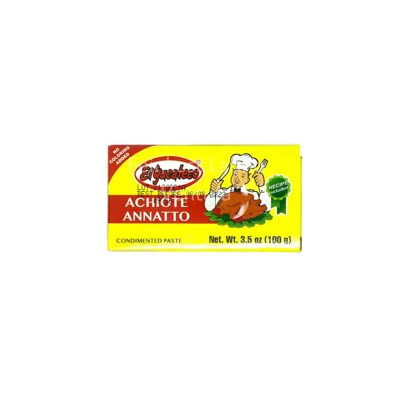 Achiote Annatto 100g El Yucateco - Mexico - Feinkost Latino Ventura