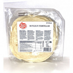 18 Flour Tortillas Poco Loco 530g - Tortillas &amp; Mehl - Feinkost Latino Ventura
