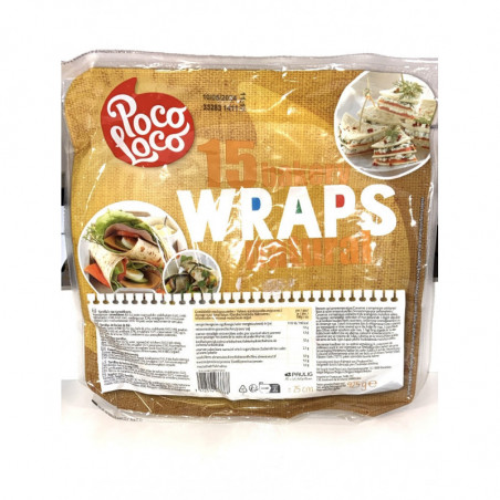 15 Bakery Wraps natural Poco Loco 925g - Tortillas &amp; Mehl - Feinkost Latino Ventura