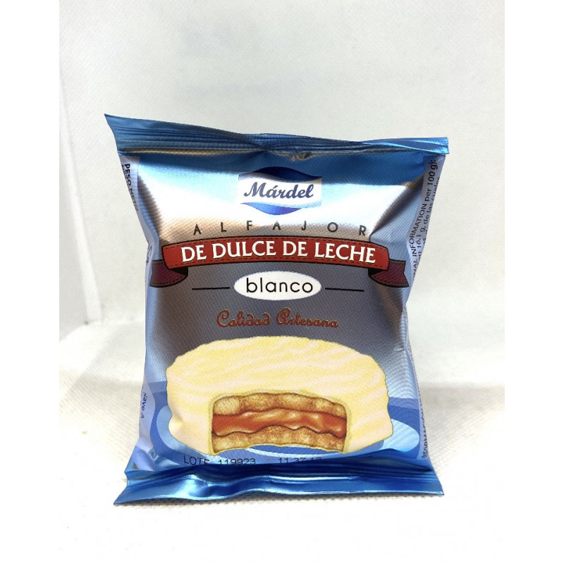 Alfajor de Dulce de Leche Blanco Mardel 50g - Snack &amp; Süßigkeiten - Feinkost Latino Ventura