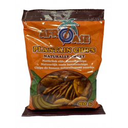 Kochbananenchips natürlich süß Afroase 80g