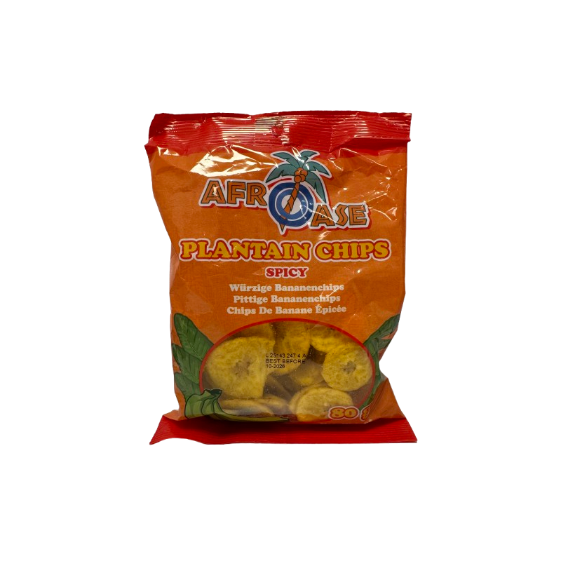 Kochbananenchips scharf Afroase 80g