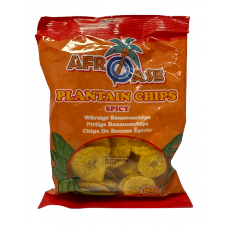 Kochbananenchips scharf Afroase 80g