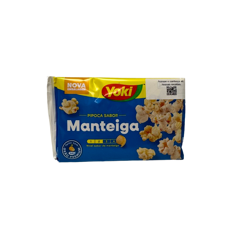 Pipoca Sabor Manteiga Yoki 100g