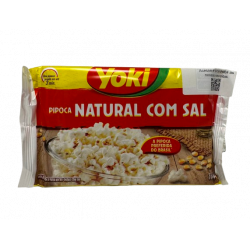 Pipoca Natural con Sal Yoki 100g