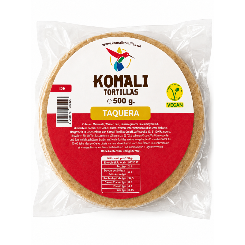 Tortilla Taquera 500g Komali | Feinkost Latino Ventura