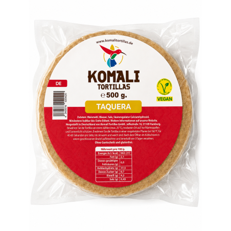 Tortilla Taquera 500g Komali | Feinkost Latino Ventura