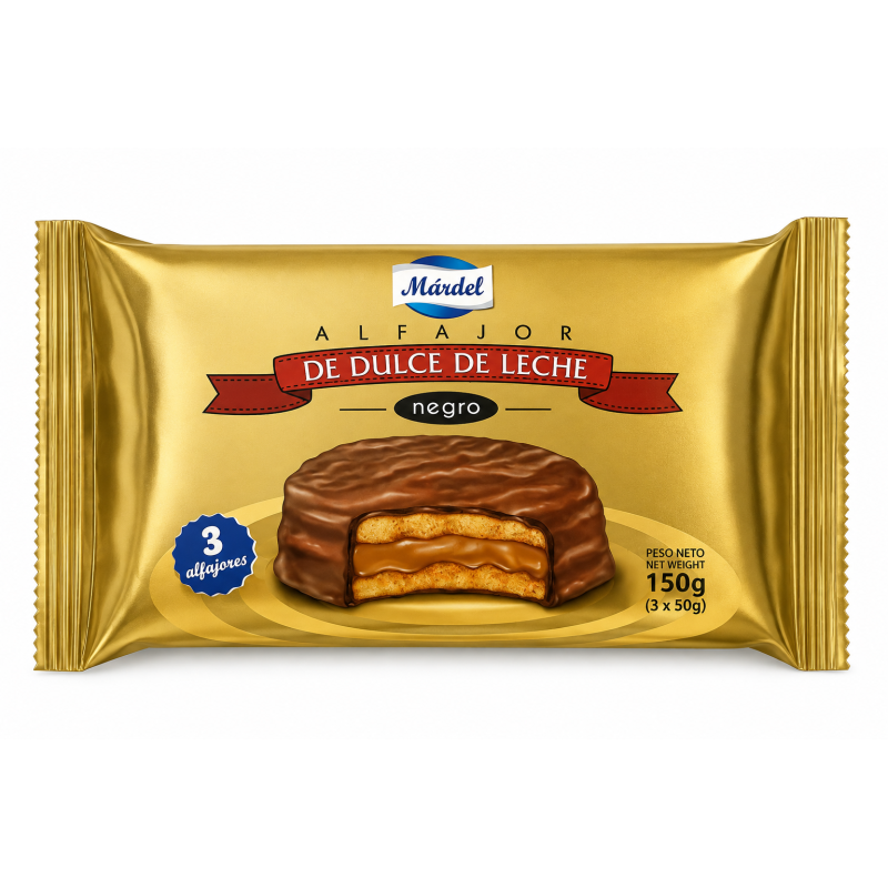 Alfajor negro 3er Packung 150g ... | Feinkost Latino Ventura
