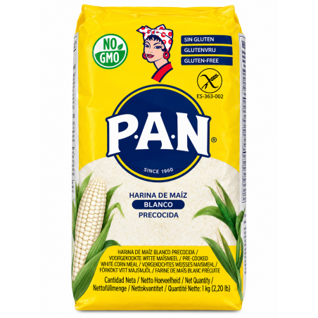 Harina Pan blanca 1Kg | Feinkost Latino Ventura