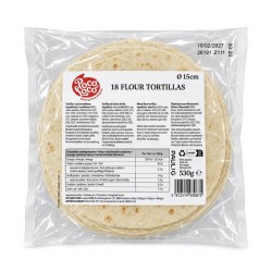 18 Flour Tortillas Poco Loco 530g | Feinkost Latino Ventura