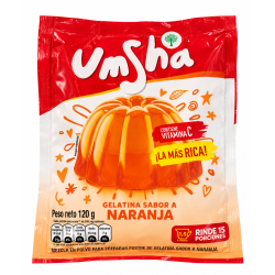 Gelatina sabor Naranja Umsha 120g