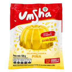 Gelatina sabor Piña Umsha 120g