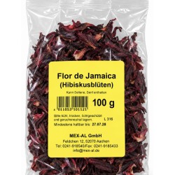 Flor de Jamaica 100g Mex | Feinkost Latino Ventura