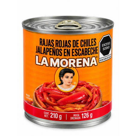 Rajas Rojas Jalapeños 210g La M... | Feinkost Latino Ventura