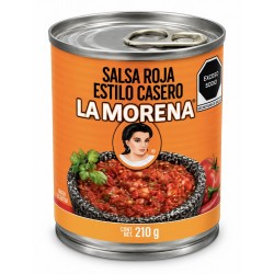 Salsa Roja estilo casero La morena 210g