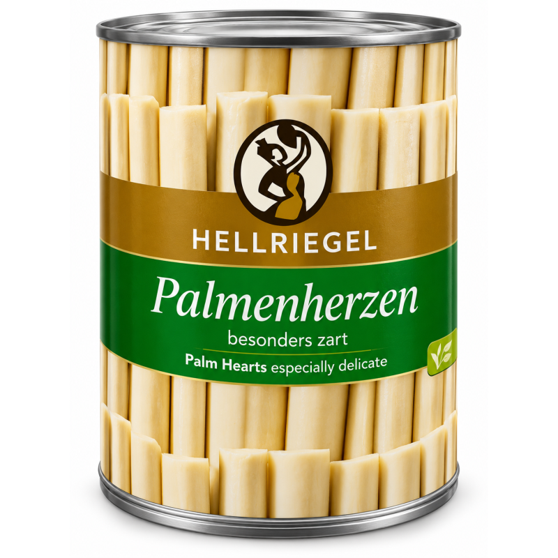 Palmenherzen 850ml Hellriegel | Feinkost Latino Ventura