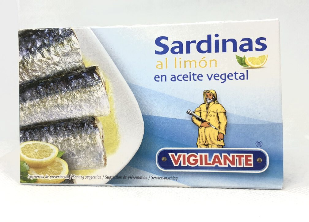Sardinas al limon en aceite vegetal 120g