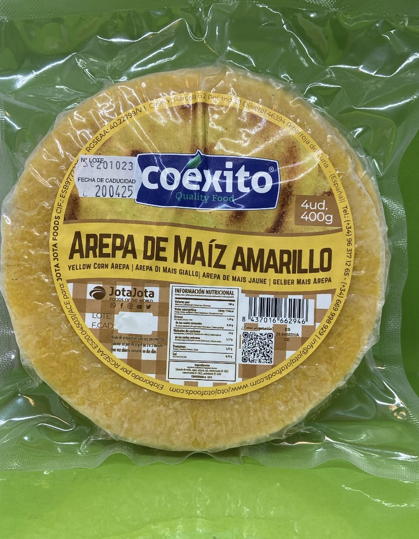 Arepa de Maiz Amarillo Coexito 400g (TK – Ware)