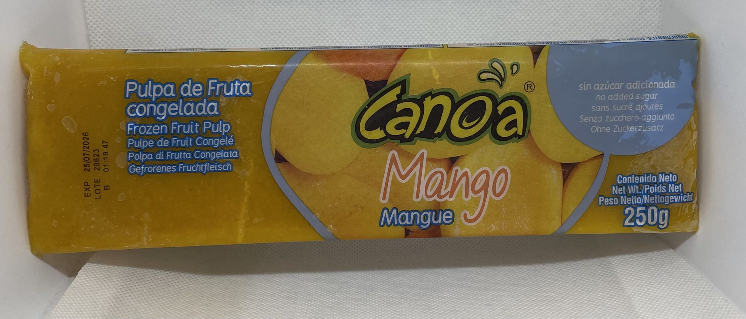 Pulpa de Mango Canoa 250g (TK-Ware)