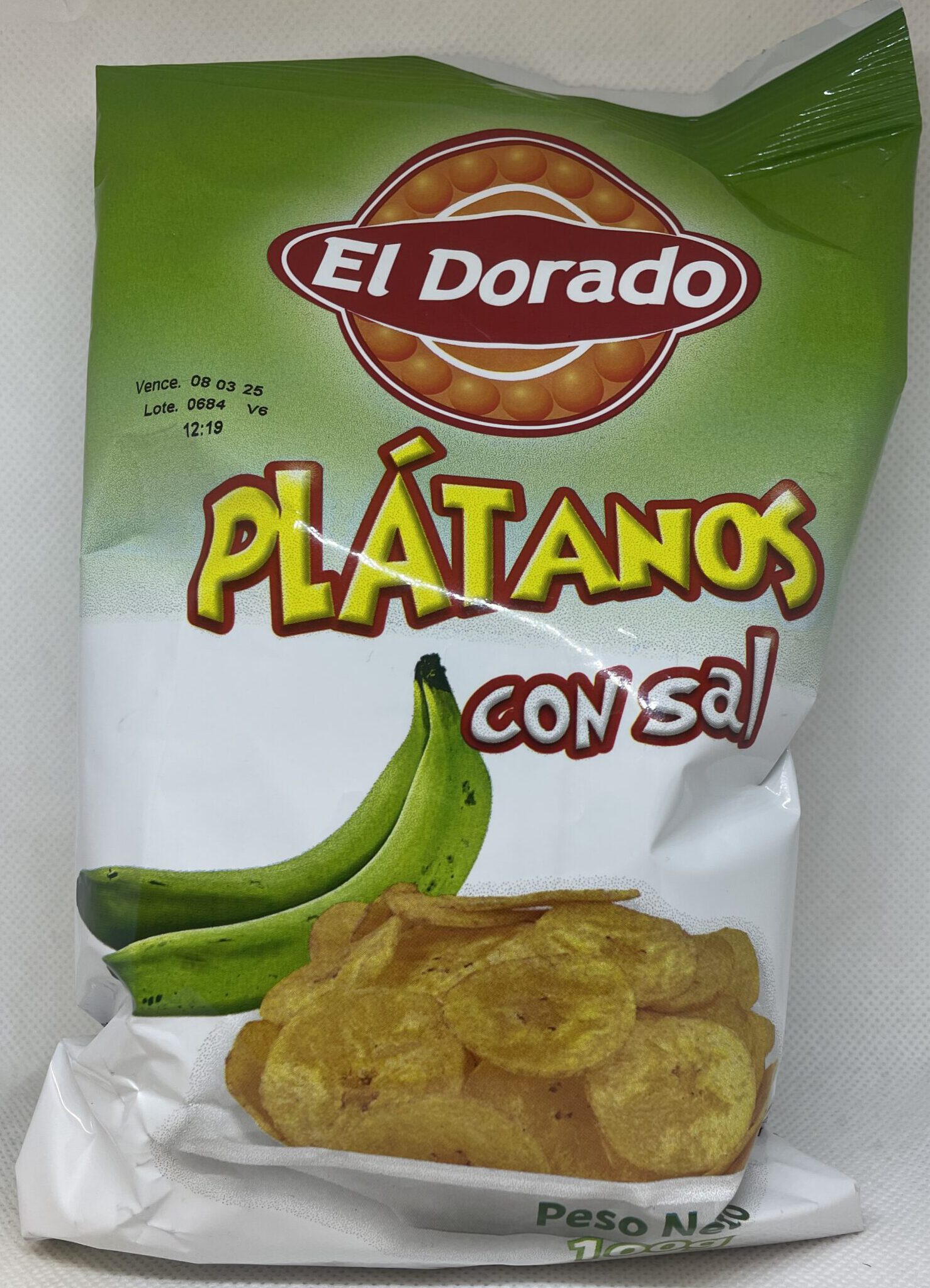 Platanos con sal 100g El Dorado