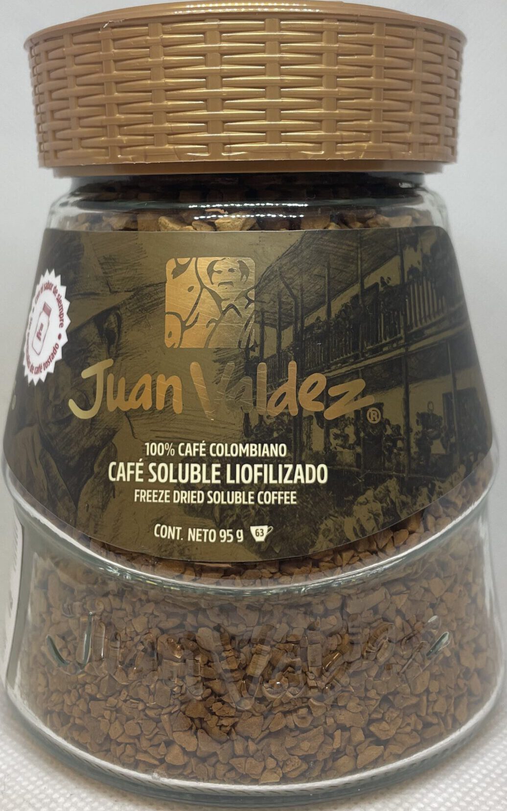 Café Soluble Liofilizado 95g Juan Valdez